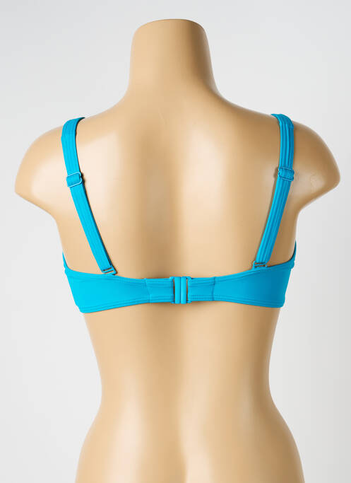 Haut de maillot de bain stretch haut soutien-gorge balconnet bleu OLYMPIA femme