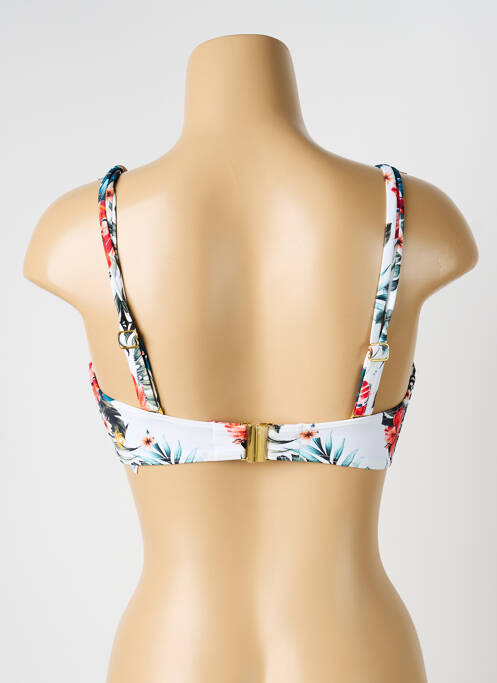 Soutien-gorge effet matière satinée haut soutien-gorge emboitant blanc OLYMPIA femme
