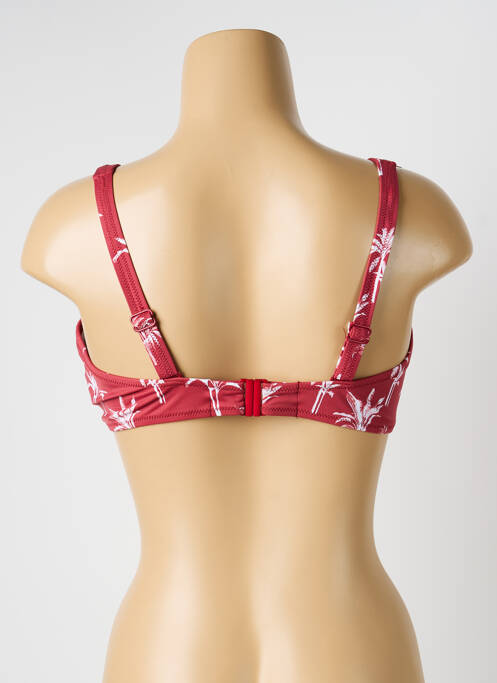 Haut de maillot de bain stretch haut soutien-gorge balconnet rose OLYMPIA femme