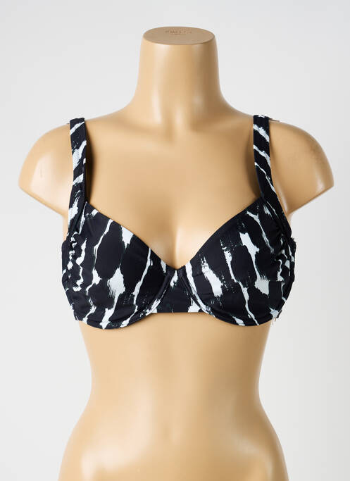 Haut de maillot de bain stretch haut soutien-gorge balconnet noir YSABEL MORA femme