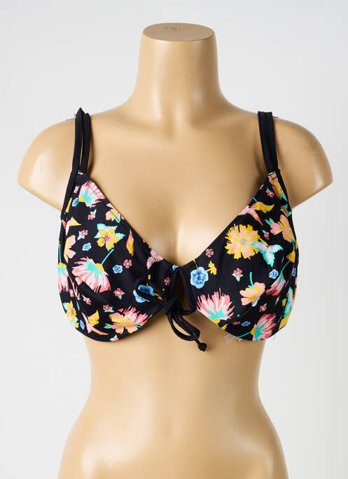 Haut de maillot de bain stretch haut soutien-gorge balconnet noir YSABEL MORA femme