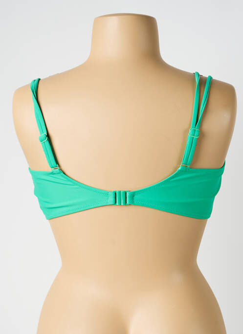 Haut de maillot de bain stretch haut soutien-gorge balconnet vert YSABEL MORA femme