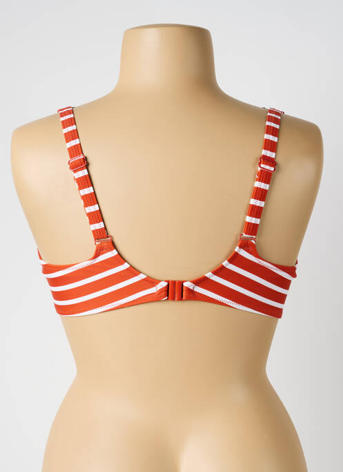Haut de maillot de bain stretch haut soutien-gorge balconnet orange YSABEL MORA femme