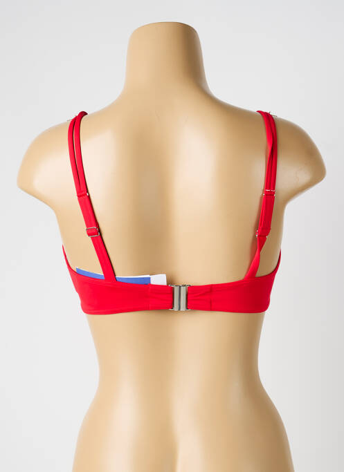 Soutien-gorge effet matière satinée haut soutien-gorge emboitant rouge SUNFLAIR femme