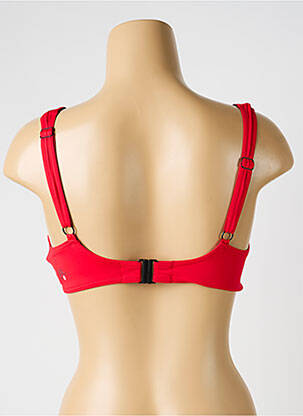 Haut de maillot de bain stretch haut soutien-gorge balconnet rouge SUNFLAIR femme