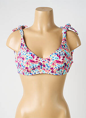 Haut de maillot de bain stretch haut soutien-gorge balconnet rose YSABEL MORA femme