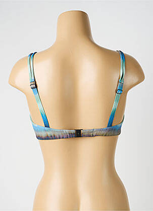 Haut de maillot de bain stretch haut soutien-gorge balconnet bleu OPERA femme