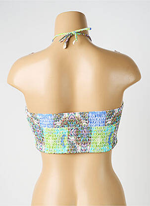 Haut de maillot de bain stretch haut bandeau vert OPERA femme