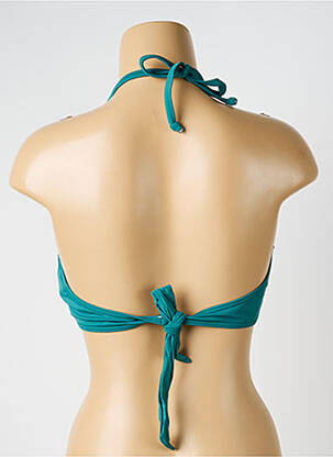 Haut de maillot de bain stretch haut soutien-gorge avec mousse de rembourrage amovible vert OLYMPIA femme