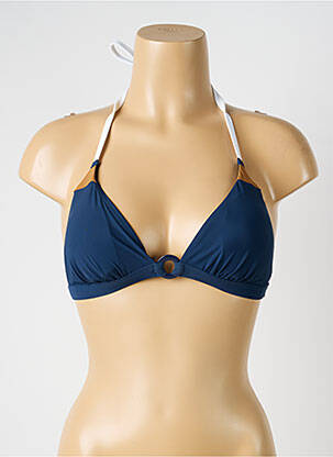 Haut de maillot de bain stretch bleu SUNFLAIR femme