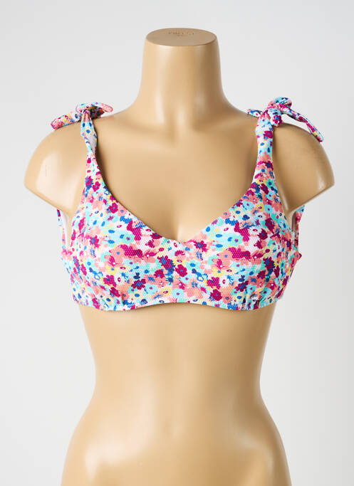 Haut de maillot de bain stretch haut soutien-gorge balconnet rose YSABEL MORA femme