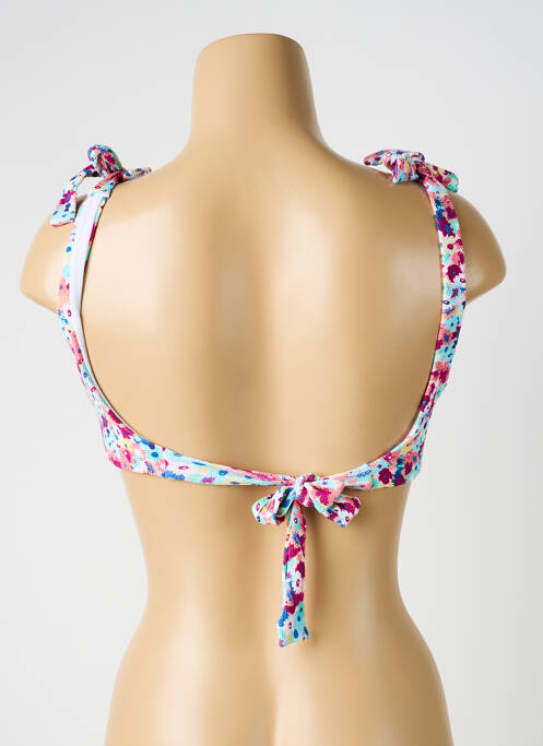 Haut de maillot de bain stretch haut soutien-gorge balconnet rose YSABEL MORA femme