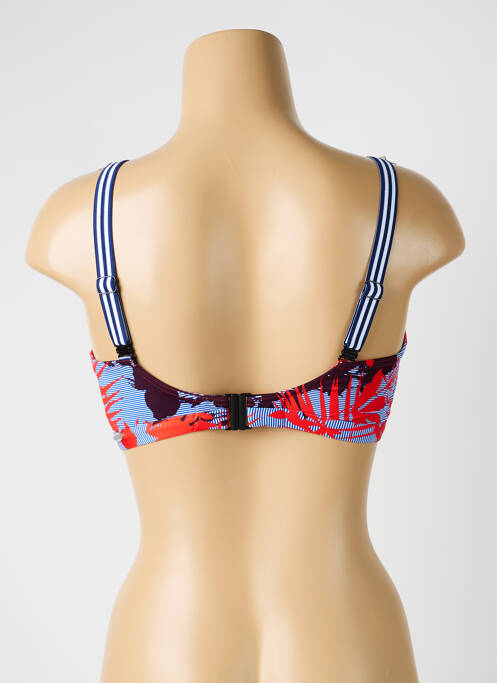 Haut de maillot de bain stretch haut soutien-gorge balconnet rouge SUNFLAIR femme