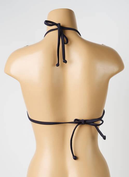 Haut de maillot de bain stretch haut soutien-gorge avec mousse de rembourrage amovible noir OLYMPIA femme
