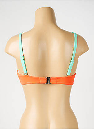 Haut de maillot de bain stretch haut bandeau orange SUNFLAIR femme