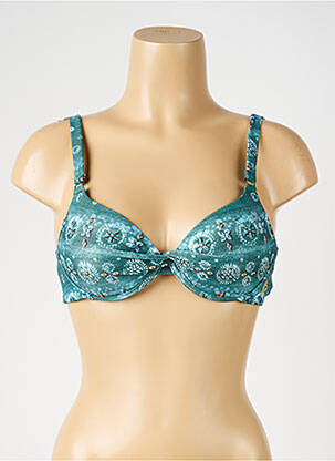 Haut de maillot de bain stretch haut soutien-gorge emboitant vert OLYMPIA femme