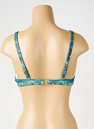 Haut de maillot de bain stretch haut soutien-gorge emboitant vert OLYMPIA femme