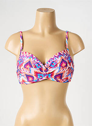 Haut de maillot de bain stretch haut soutien-gorge emboitant violet OLYMPIA femme