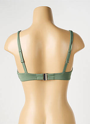 Haut de maillot de bain stretch haut soutien-gorge emboitant vert SUNFLAIR femme