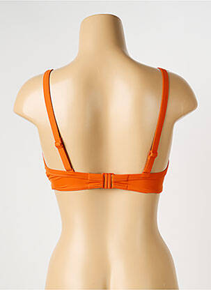 Haut de maillot de bain stretch haut soutien-gorge moulé orange OLYMPIA femme