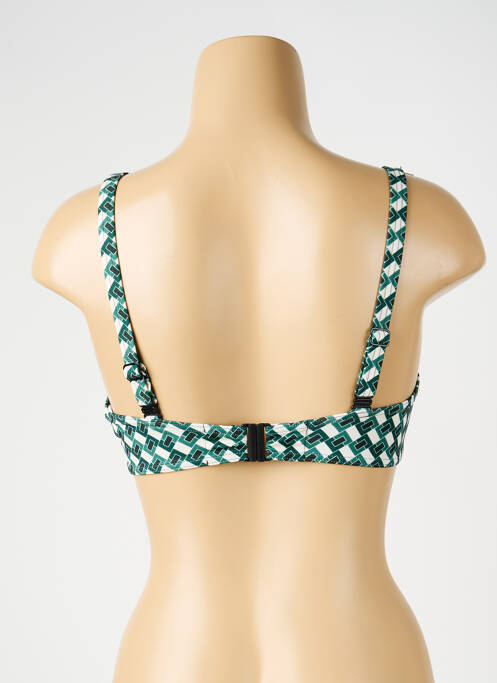 Haut de maillot de bain stretch haut soutien-gorge moulé vert SUNFLAIR femme