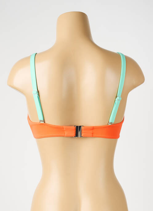 Haut de maillot de bain stretch haut bandeau orange SUNFLAIR femme