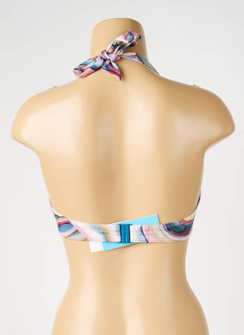 Haut de maillot de bain stretch haut soutien-gorge balconnet rose OLYMPIA femme