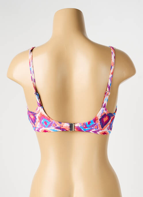 Haut de maillot de bain stretch haut soutien-gorge emboitant violet OLYMPIA femme