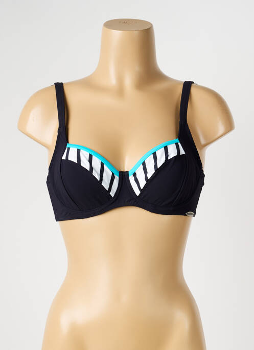 Haut de maillot de bain stretch haut soutien-gorge balconnet noir SUNFLAIR femme