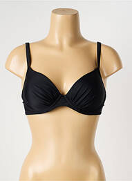 Haut de maillot de bain stretch haut soutien-gorge emboitant noir SASSA femme