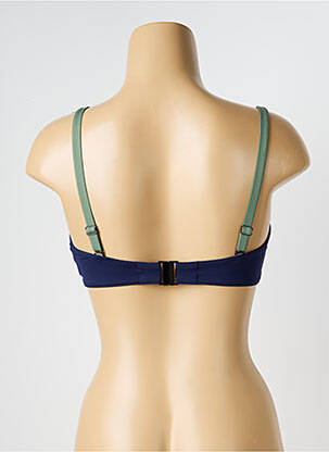 Haut de maillot de bain stretch haut soutien-gorge balconnet bleu SUNFLAIR femme