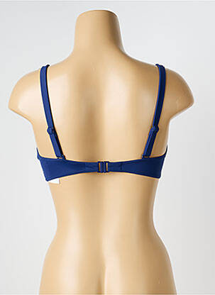Haut de maillot de bain stretch haut soutien-gorge balconnet bleu OLYMPIA femme