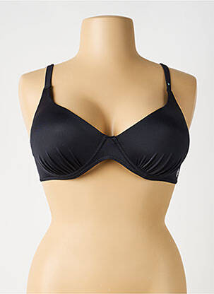 Haut de maillot de bain stretch haut soutien-gorge emboitant noir OLYMPIA femme