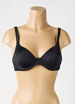 Haut de maillot de bain stretch haut soutien-gorge emboitant noir OLYMPIA femme