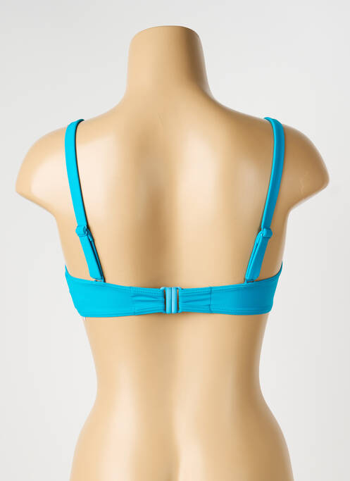 Haut de maillot de bain stretch haut soutien-gorge emboitant bleu OLYMPIA femme