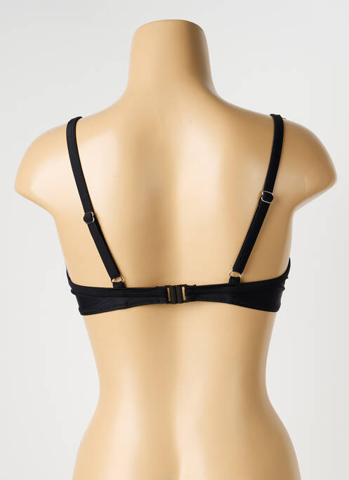 Haut de maillot de bain stretch haut soutien-gorge emboitant noir SASSA femme