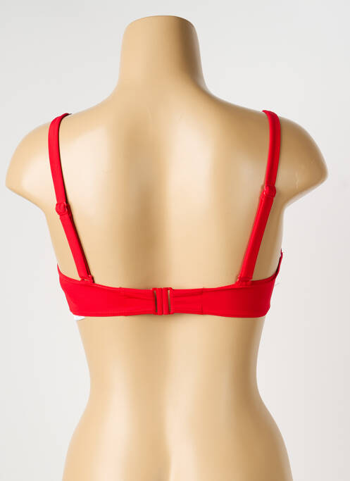 Haut de maillot de bain stretch haut soutien-gorge emboitant rouge OLYMPIA femme