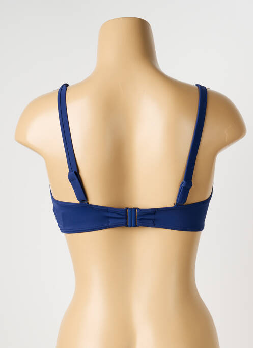 Haut de maillot de bain stretch haut soutien-gorge emboitant bleu OLYMPIA femme