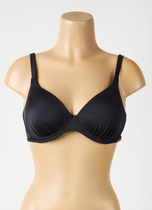 Haut de maillot de bain stretch haut soutien-gorge emboitant noir OLYMPIA femme