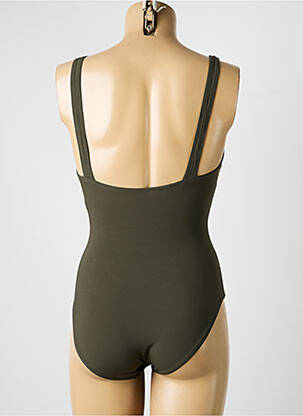 Maillot de bain 1 pièce haut triangles haut triangles vert SUNFLAIR femme