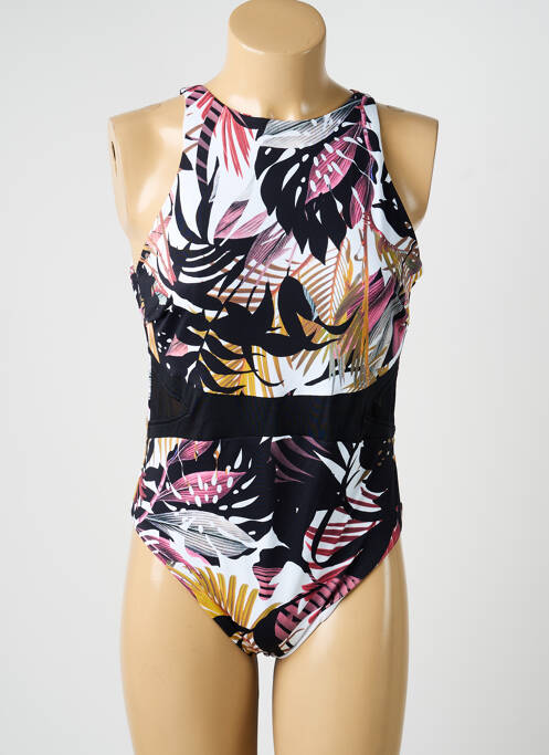 Maillot de bain 1 pièce stretch noir OLYMPIA femme