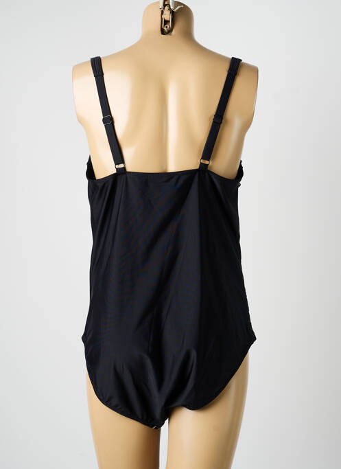 Maillot de bain 1 pièce stretch haut soutien-gorge moulé noir SASSA femme