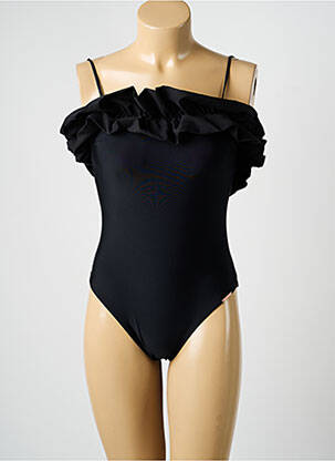 Maillot de bain 1 pièce stretch haut soutien-gorge moulé noir YSABEL MORA femme