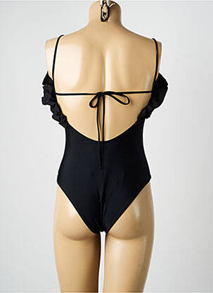 Maillot de bain 1 pièce stretch haut soutien-gorge moulé noir YSABEL MORA femme