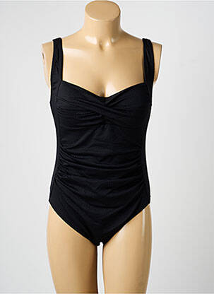 Maillot de bain 1 pièce stretch haut soutien-gorge moulé noir ADMAS femme