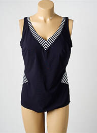 Maillot de bain 1 pièce imprimé fantaisie haut soutien-gorge moulé noir SUNFLAIR femme