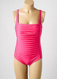 Maillot de bain 1 pièce imprimé fantaisie haut soutien-gorge balconnet rose OPERA femme