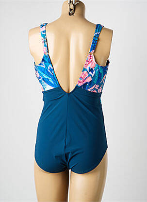 Maillot de bain 1 pièce stretch haut soutien-gorge moulé vert SUNFLAIR femme