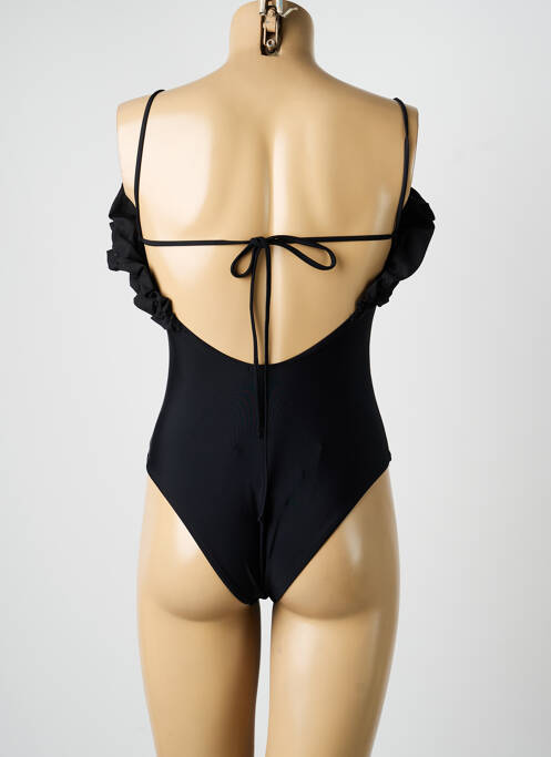 Maillot de bain 1 pièce stretch haut soutien-gorge moulé noir YSABEL MORA femme