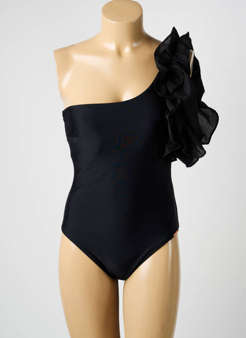 Maillot de bain 1 pièce stretch haut soutien-gorge moulé noir YSABEL MORA femme
